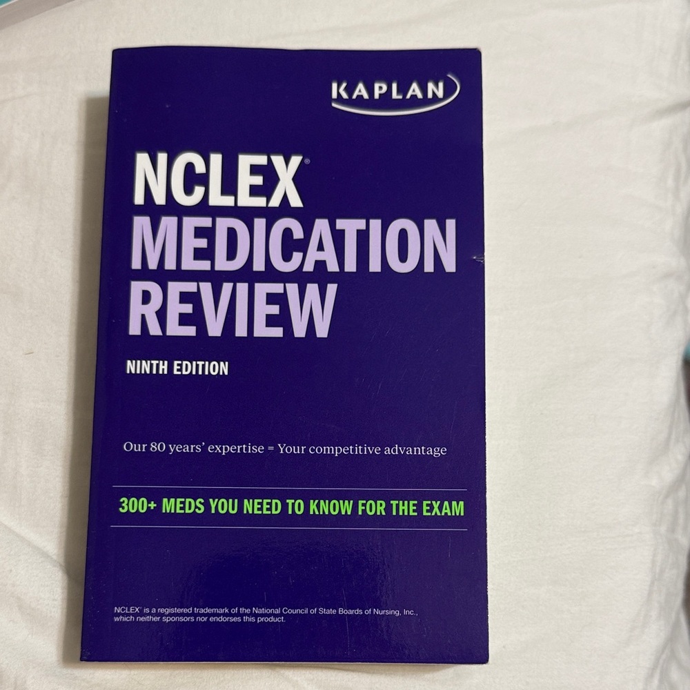 Kaplan Portable Medication Review‎ in Dark Blue